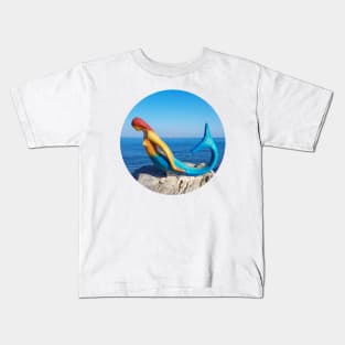 Stoned Mermaid Vacation Kids T-Shirt